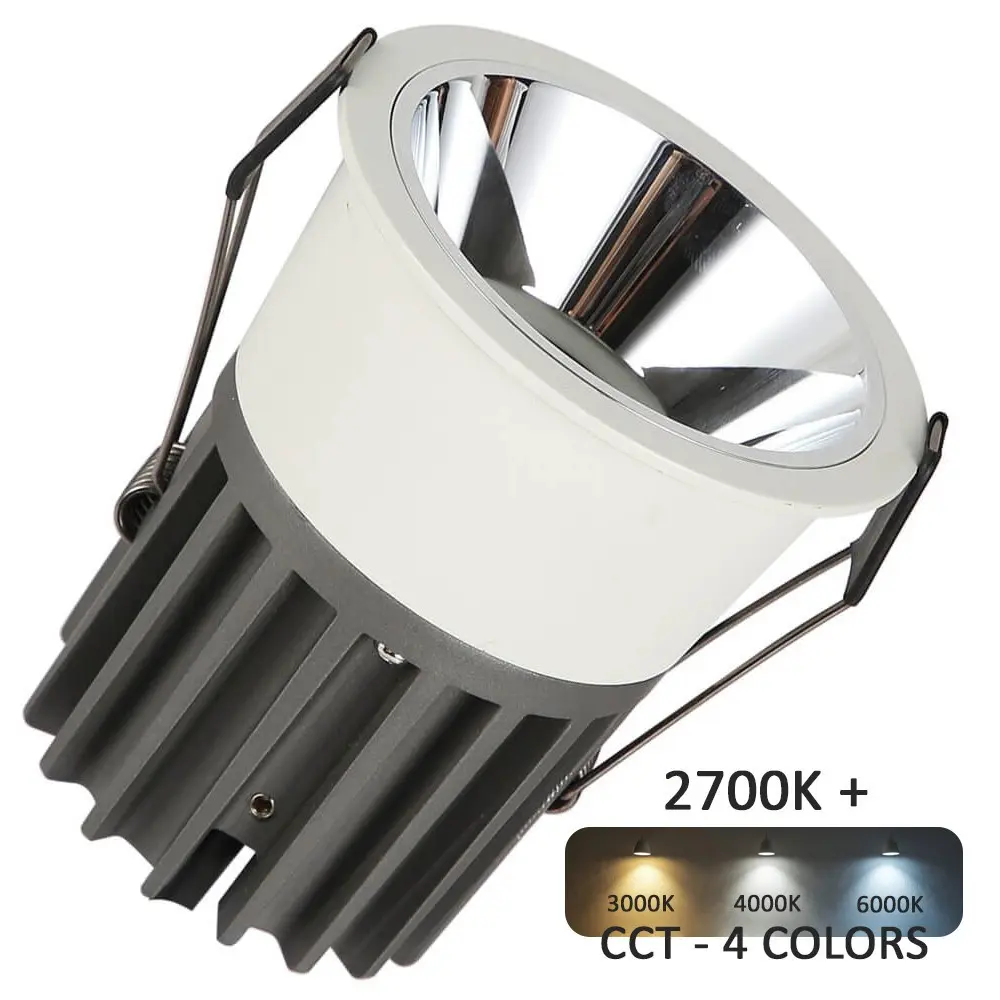 LED Strahler Downlight  LED 18W-24W LUCERNA - 38° - UGR11 - 2700K+CCT