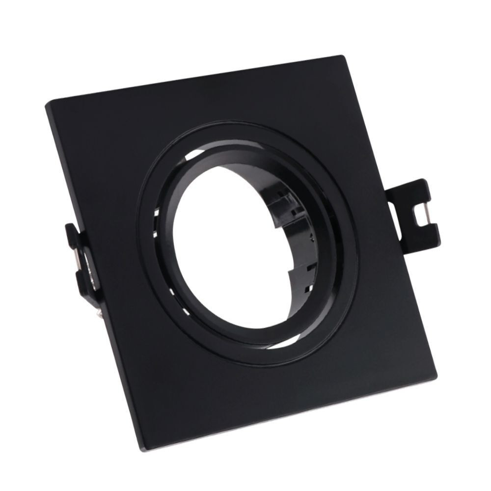 Housing Square Adjustable BLACK for GU10 LED