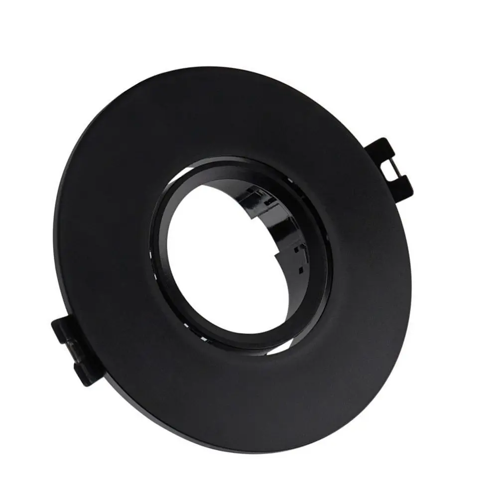 Aro Marco Circular - NEGRO - Orientable para GU10 LED