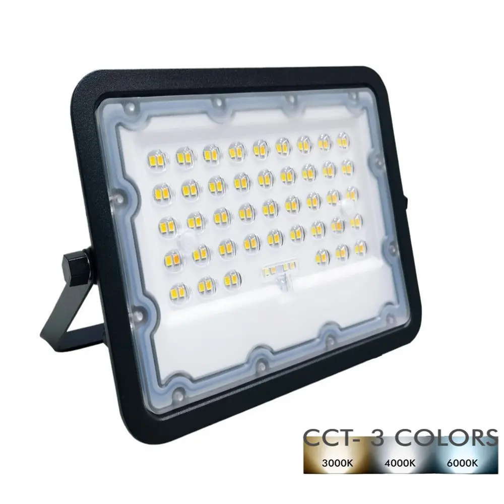 50W LED Floodlight - NEW AVANT BLACK - CCT SELECTABLE COLOR