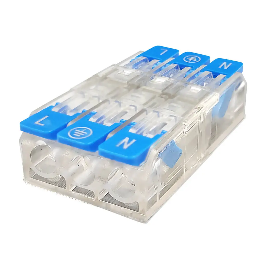 Conector Rápido - 3 Entradas - 3 Salidas - KV221-415 - para Cable Eléctrico