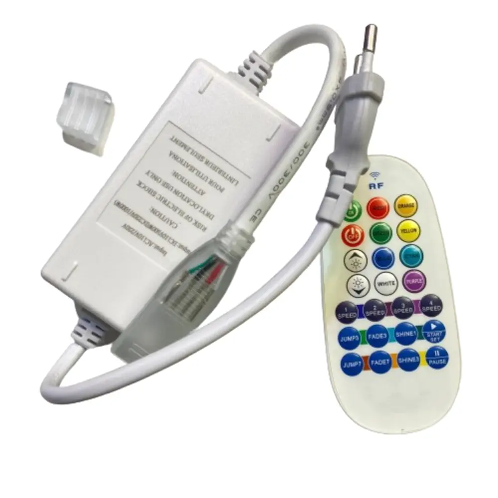 Mando controladora para bobina LED RGB 220V- 8W/M