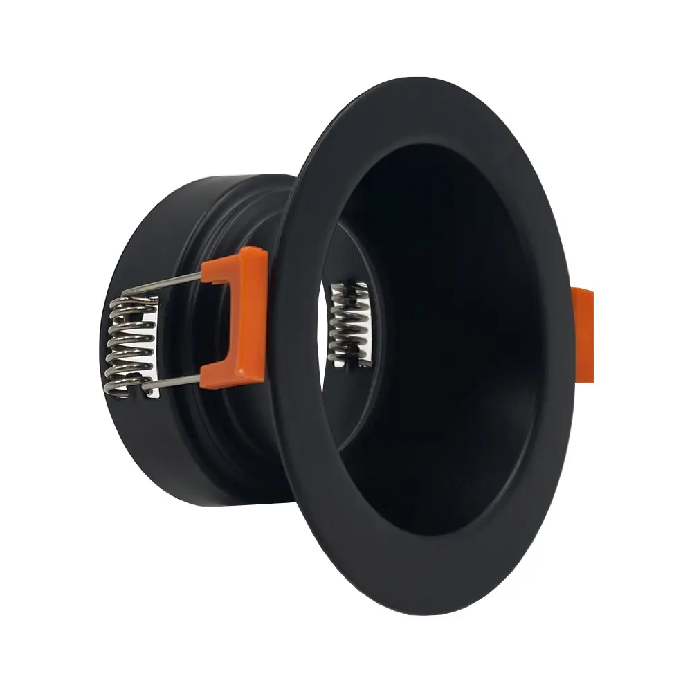 Aro Fijo Circular Para GU10-MR16 - NEGRO