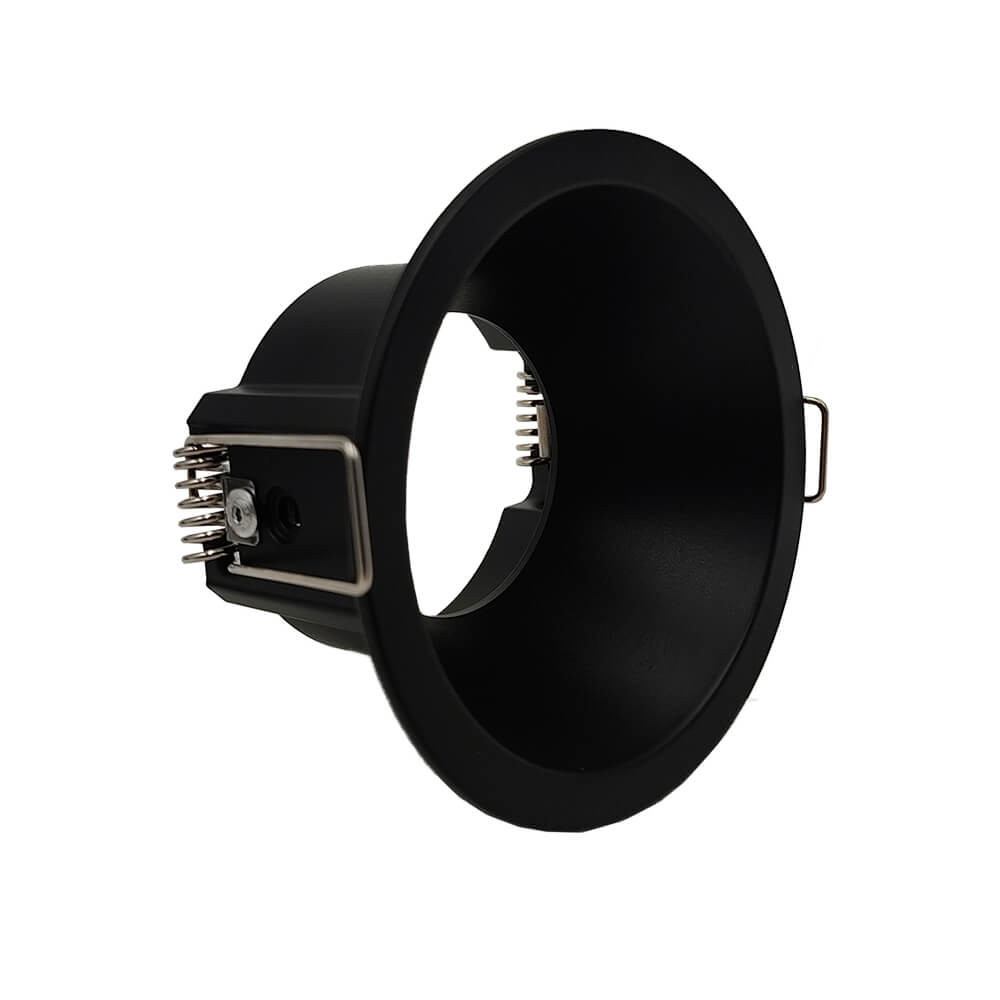 Fixed Circular Ring for GU10-MR16 - BLACK