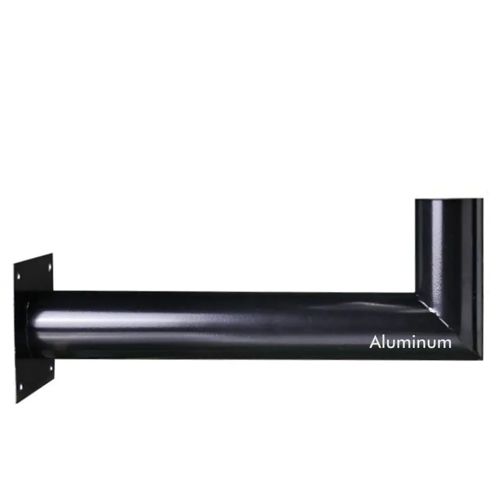 Solar Lamp Support - for Wall - Steel - Black - 54 cm