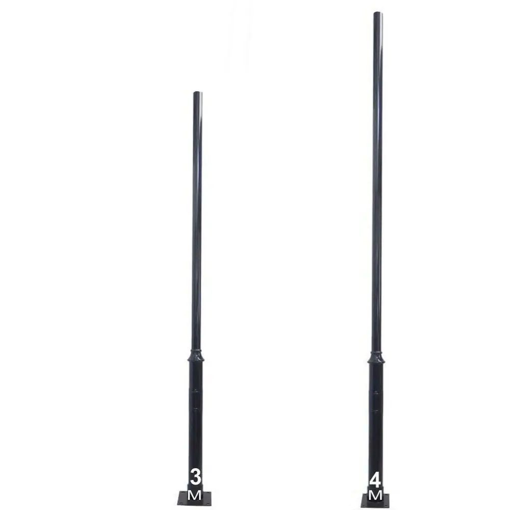 Column BRUSSELS Black - 3 meters - 4 meters