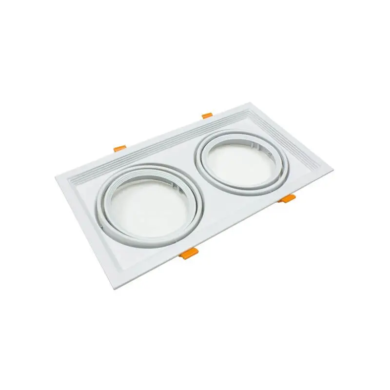 Marco BLANCO doble orientable para AR111