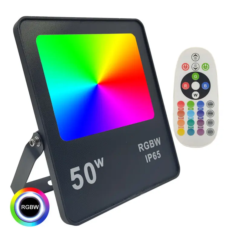 Foco Proyector RGB+W LED 50W DOB IP65