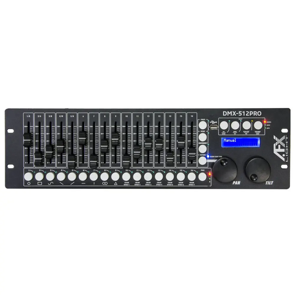 DMX512 PRO Lighting Control Table - 512 channels