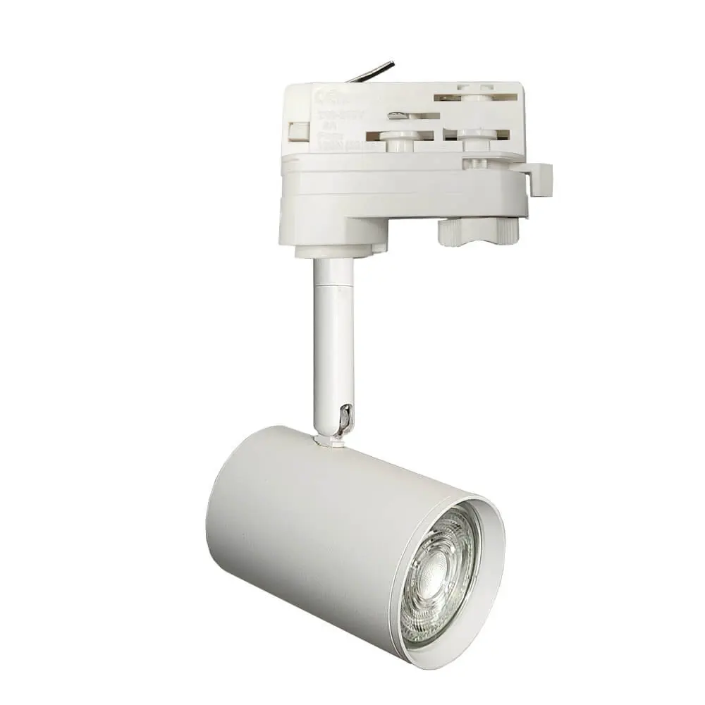 LED Rail Spotlight 8W Three-Phase - WHITE - 24º - High Lumen 165 Lm/W