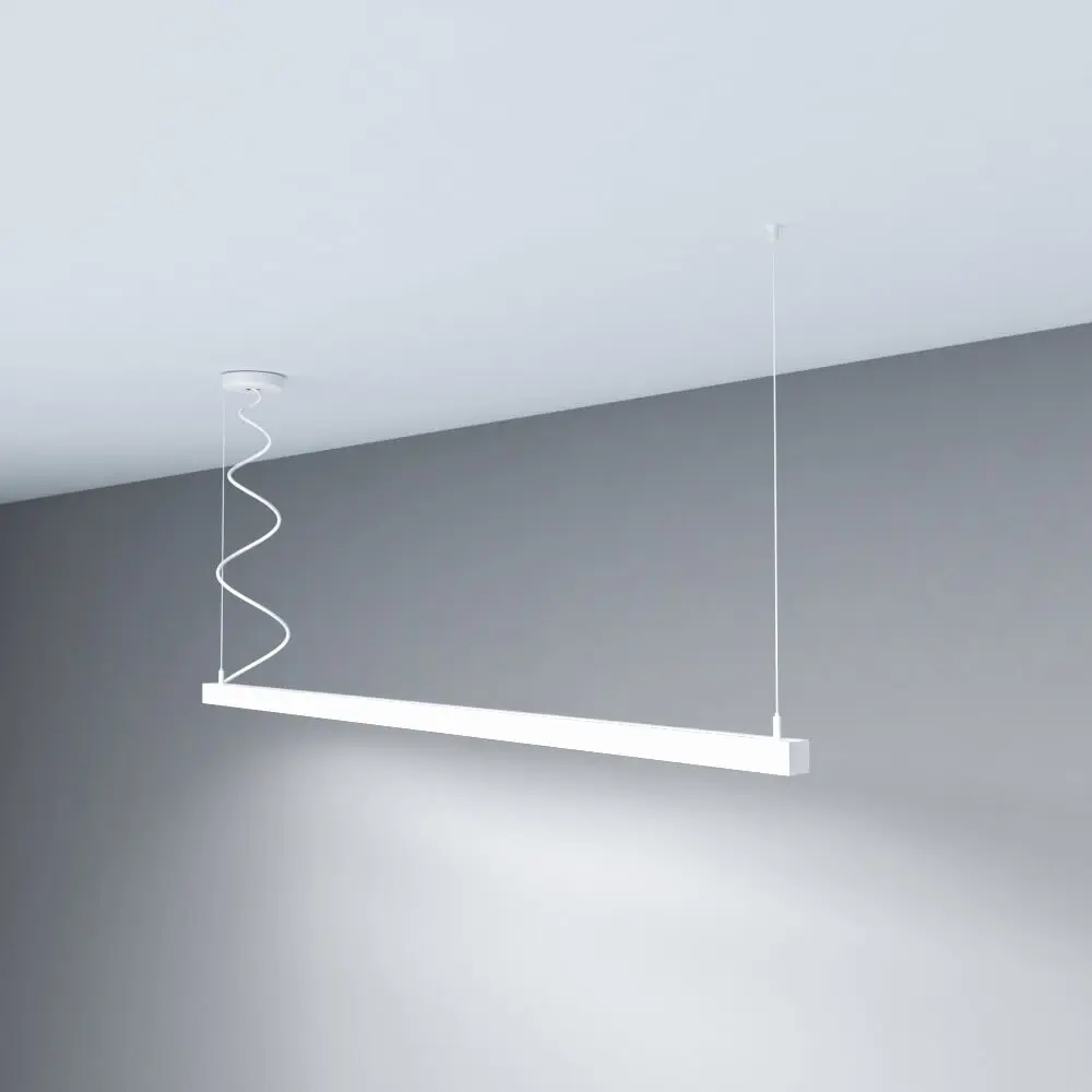 Linear Lamp Pendant - MUNICH MINI WHITE - 0.44m - 0.94m - 1.44m - 1.94m - IP54-Dimmable