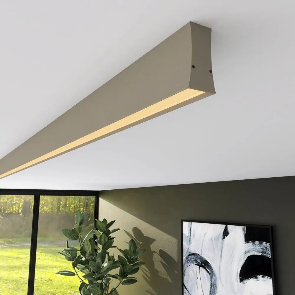 Linear LED Fixture - LOLA Stone Gray - 0.5m - 1m - 1.5m - 2m