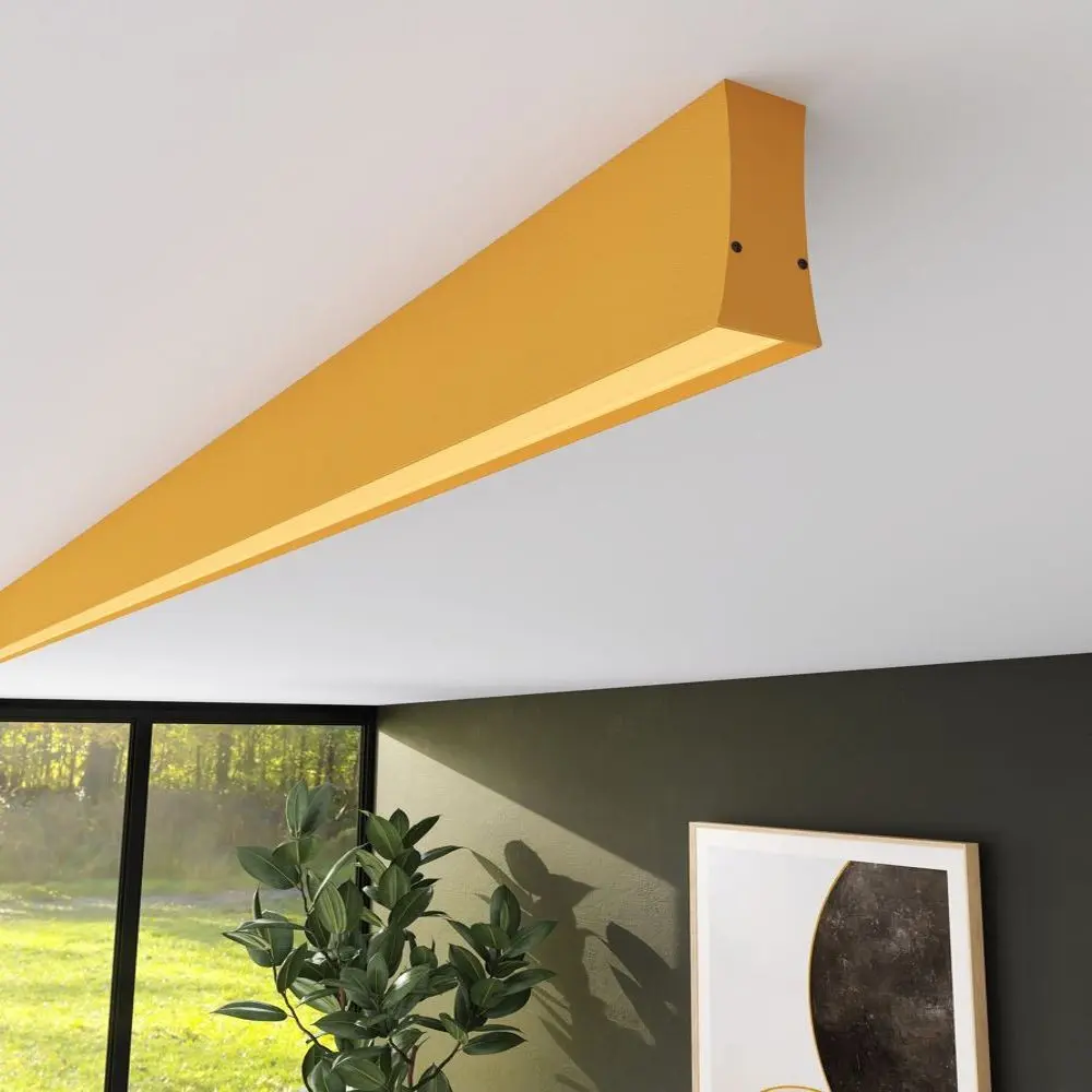 Linear LED Fixture - LOLA Pastel Yellow - 0.5m - 1m - 1.5m - 2m