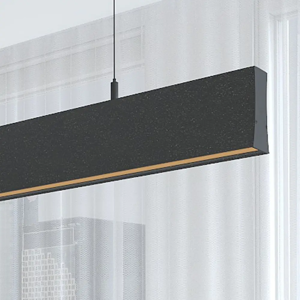 Linear LED Pendant Lamp - LOLA Black - 0.5m - 1m - 1.5m - 2m