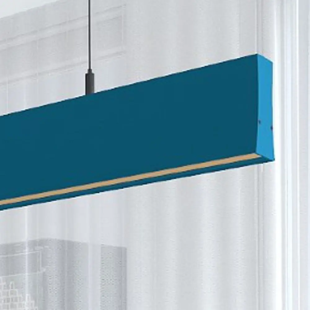 Linear LED Pendant Lamp - LOLA Azure Blue - 0.5m - 1m - 1.5m - 2m