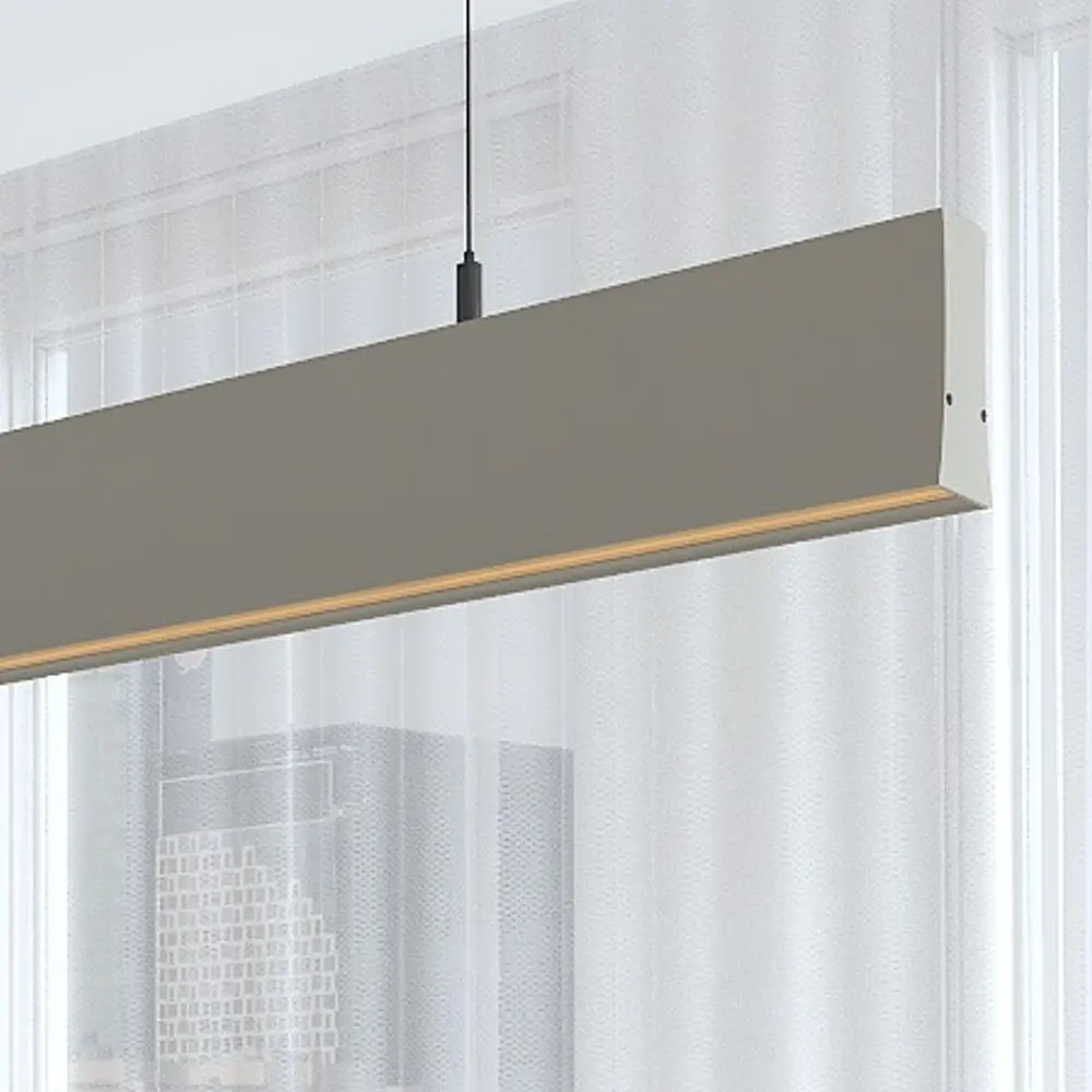 Linear LED Pendant Lamp - LOLA Stone Gray - 0.5m - 1m - 1.5m - 2m
