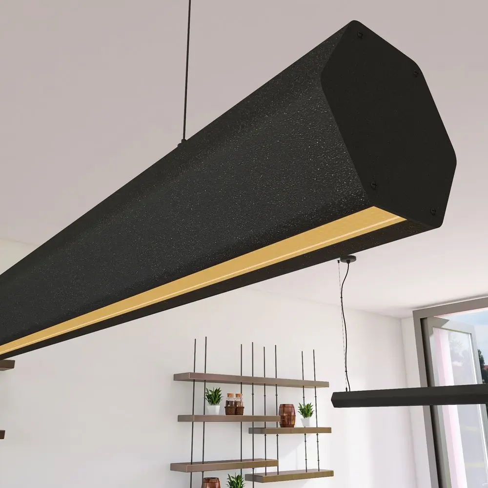 Linear LED Pendant Lamp - PACO Black - 0.5m - 1m - 1.5m - 2m