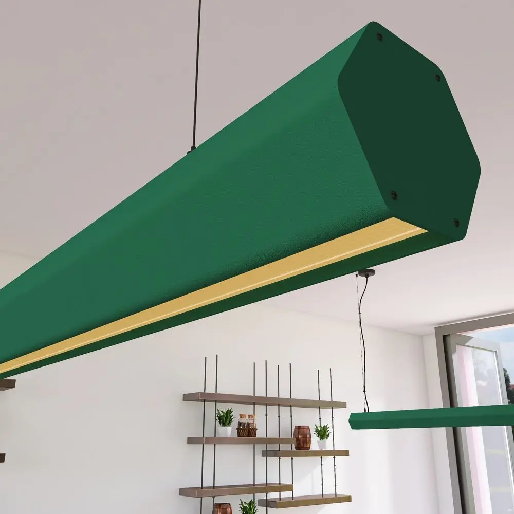 Linear LED Pendant Lamp - PACO Patina Green - 0.5m - 1m - 1.5m - 2m