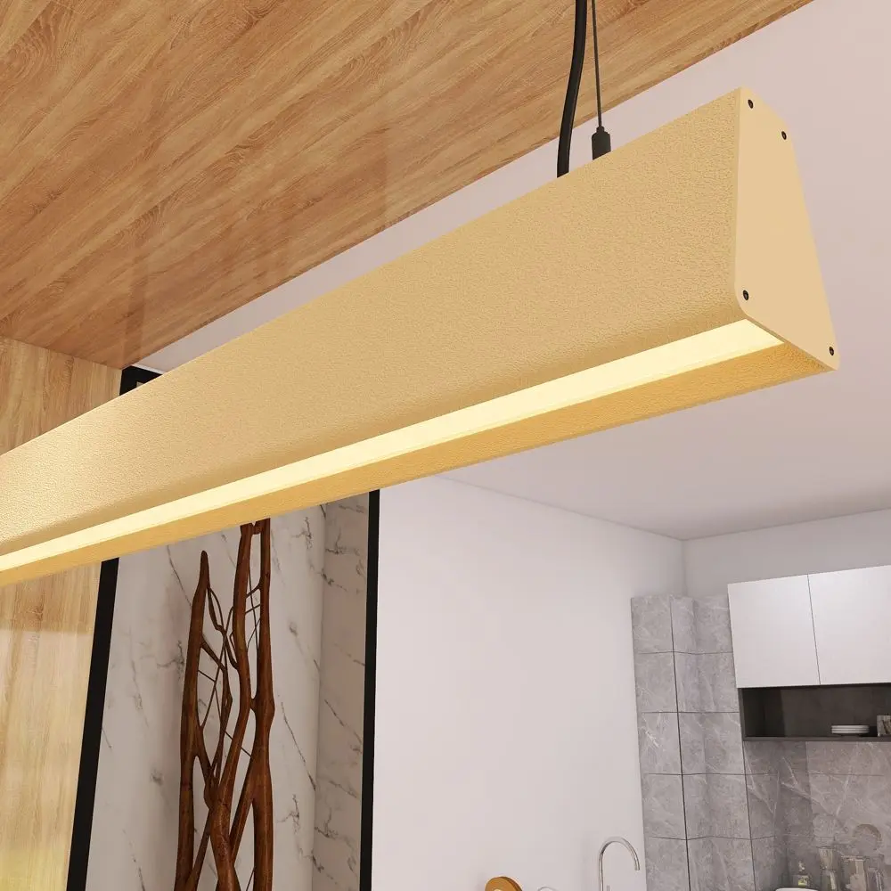Linear LED Pendant Lamp - CARMEN Ivory - 0.5m - 1m - 1.5m - 2m