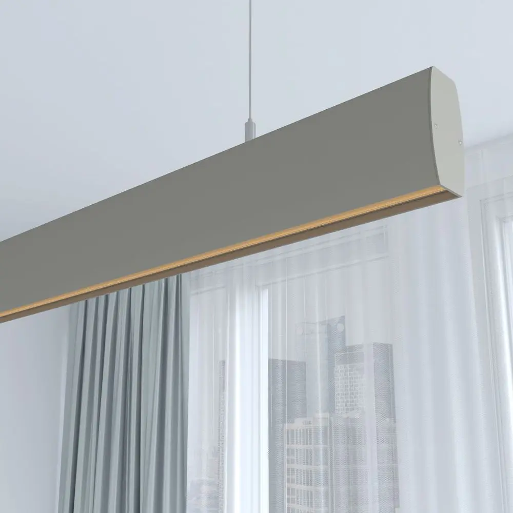 Linear LED Pendant Lamp - RICARDO Gray - 0.5m - 1m - 1.5m - 2m
