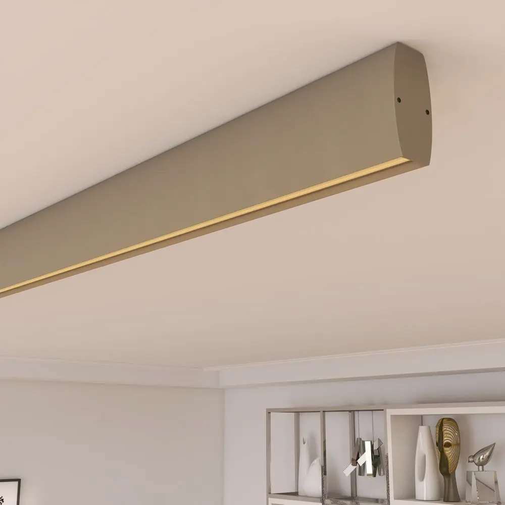 Linear LED Fixture - RICARDO Stone Gray - 0.5m - 1m - 1.5m - 2m