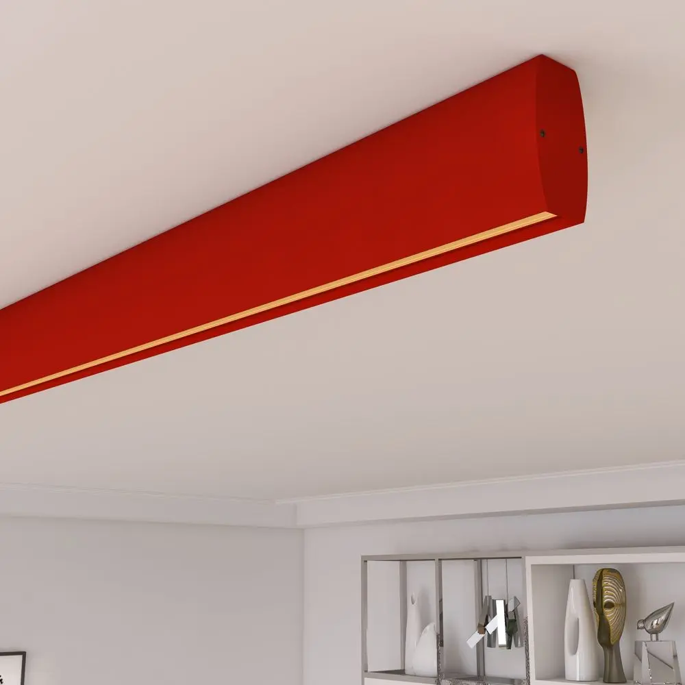 Linear LED Fixture - RICARDO Tomato Red - 0.5m - 1m - 1.5m - 2m