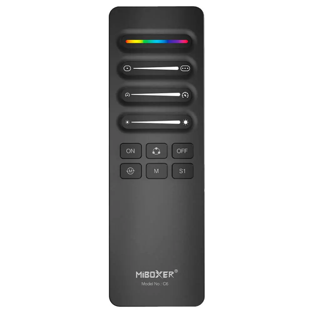 Control remoto SPI C6 - para controladora LED SPI digital RGB - RGBW - RGBIC - (2.4GHz)