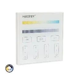 Veggfjernkontrollpanel B2 - For CCT LED-lys 4 Soner - (2.4GHz)