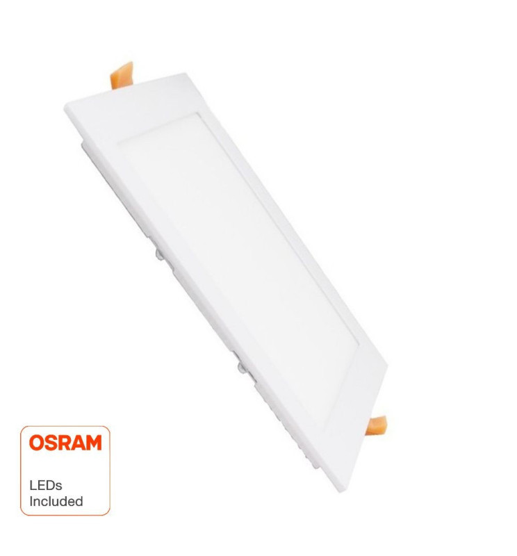 Square Slim LED Panel 24W - CCT - OSRAM CHIP DURIS E 2835 - Cutout 205mm
