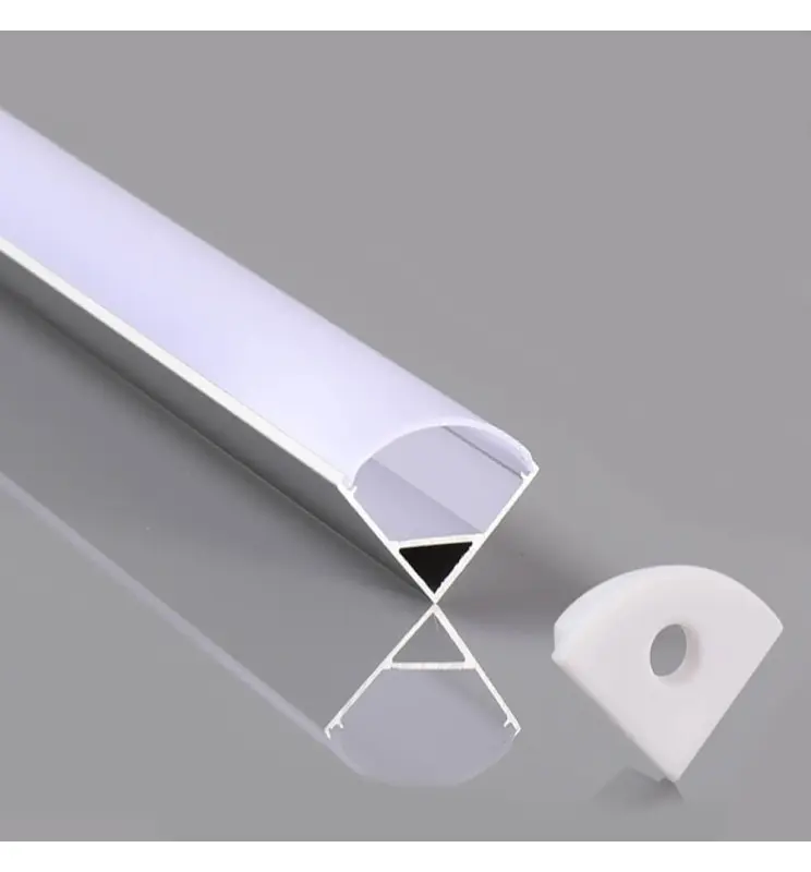 PACK - Profilo in alluminio 2 metri angolare 90º - L - per strisce LED