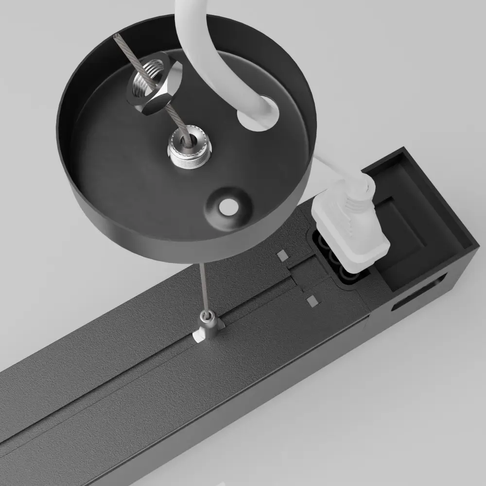 Suspension Kit for Linear LED Lamp - STELLAR - 1.5m