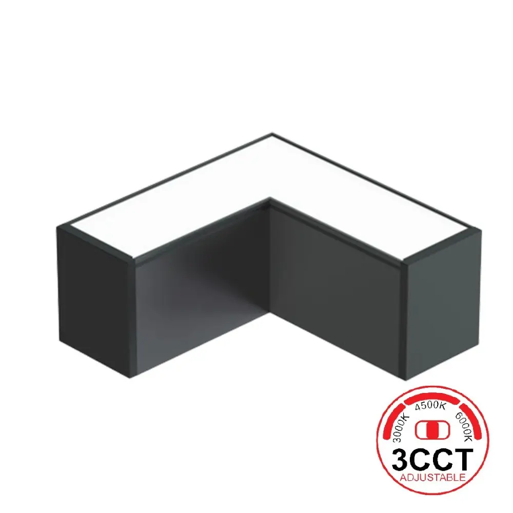Angular LED Connector 9W | POLARIS | Linear Interconnection | 3CCT | 90º