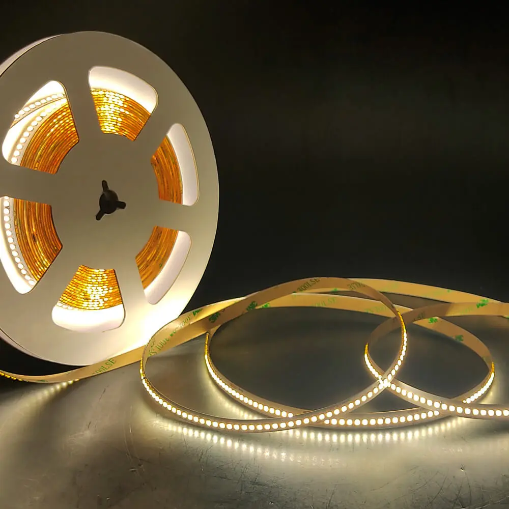LED-strimmel 24V | 280xLED/m | 10m | 10W/m | SMD2025 | EQUAL LUMEN | 1300Lm/M | IP20 | Skær hver 5 cm