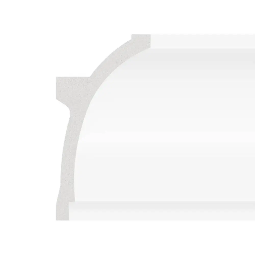 Moldura de Poliestireno - Elipse - para tira LED - 2 Metros