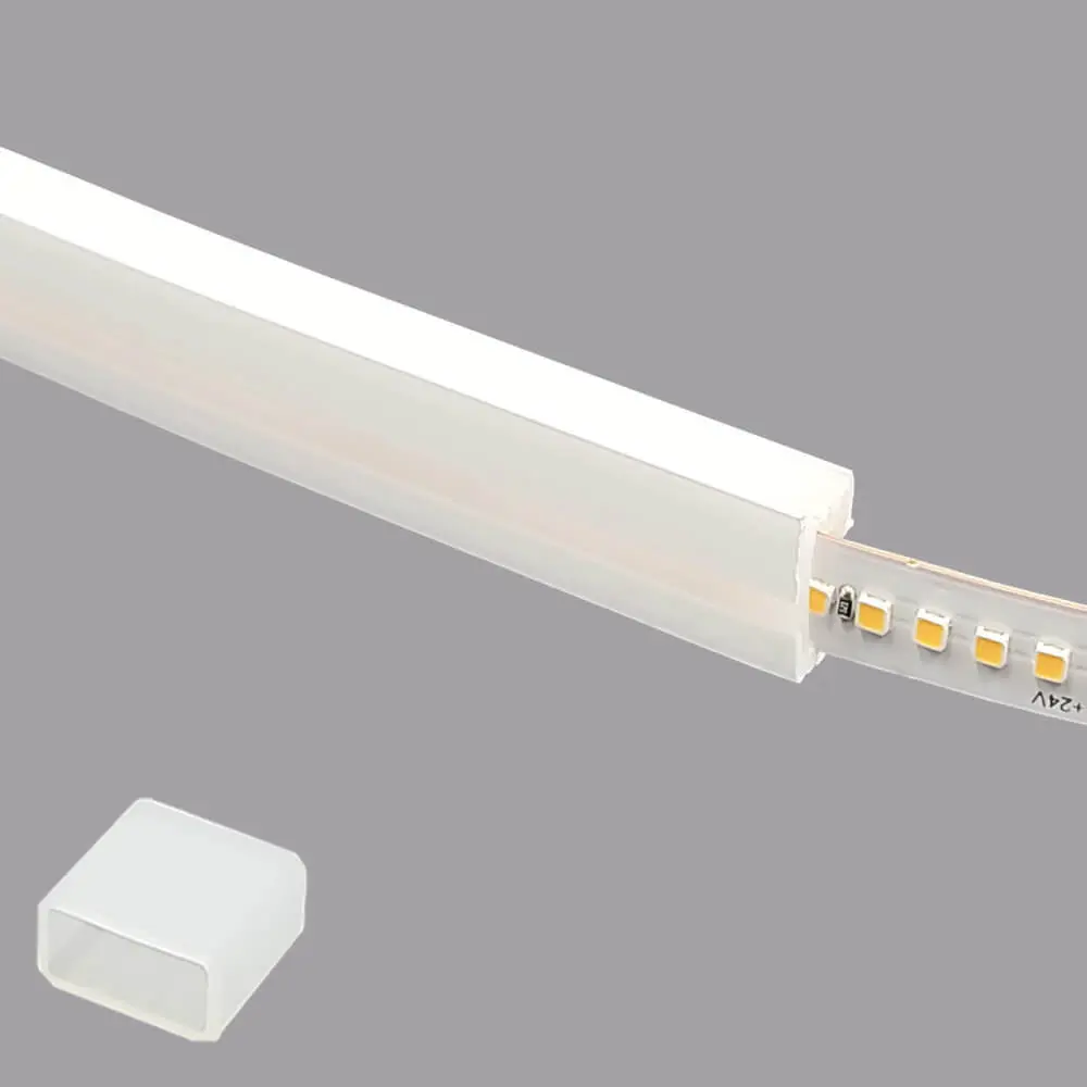 Tubo de Silicona LED | FLEX 06-12 | 50m | Corte a medida | para Tiras LED de hasta 8mm