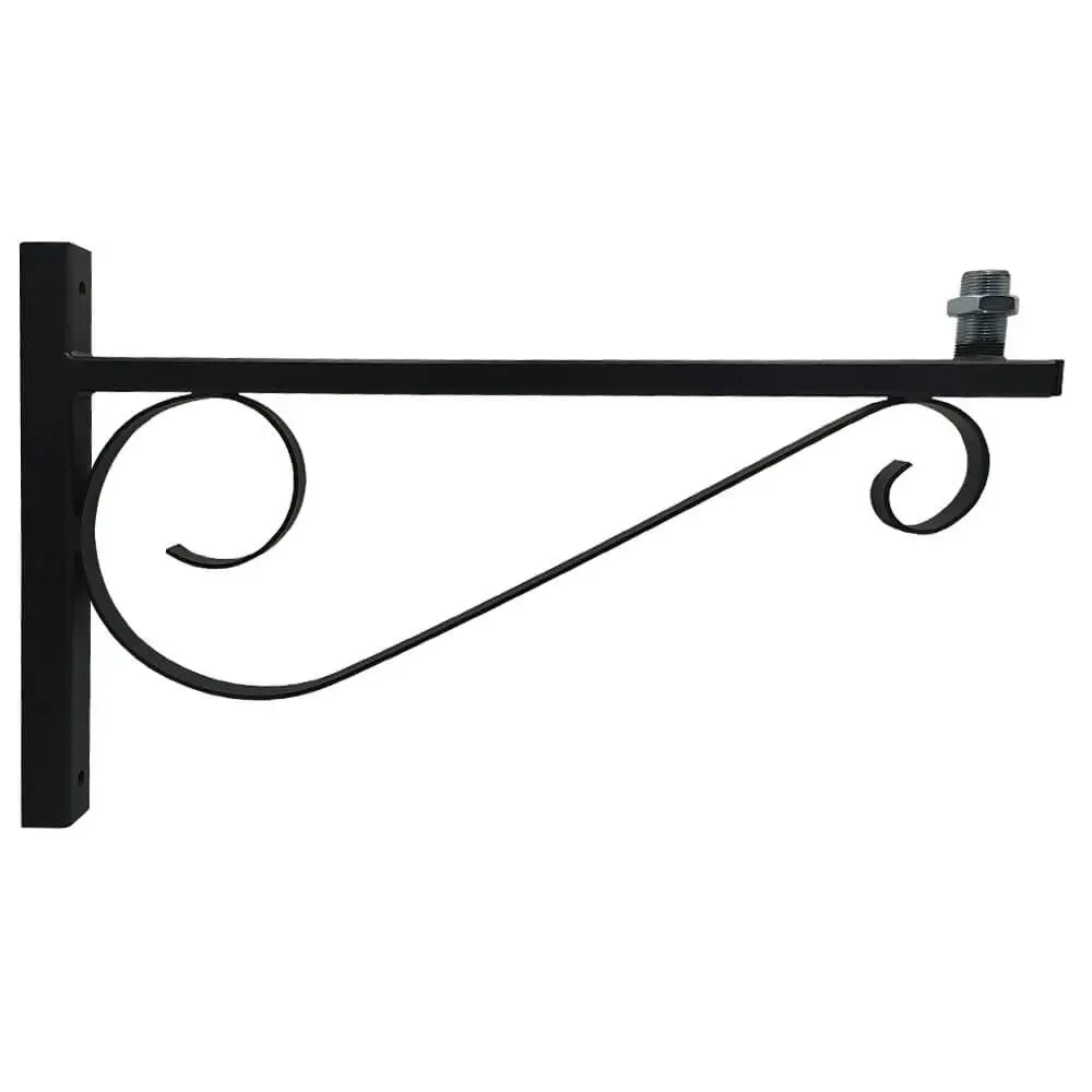 Wall and Column Bracket Forja Model 60cm - Matte Black