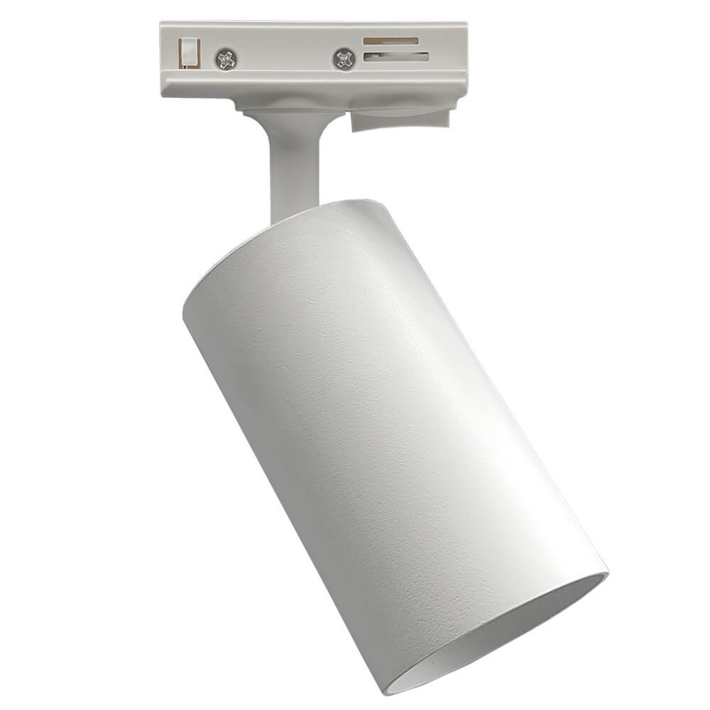 Track Spotlight - EMMEN WHITE - for GU10 Lamp - Single-Phase