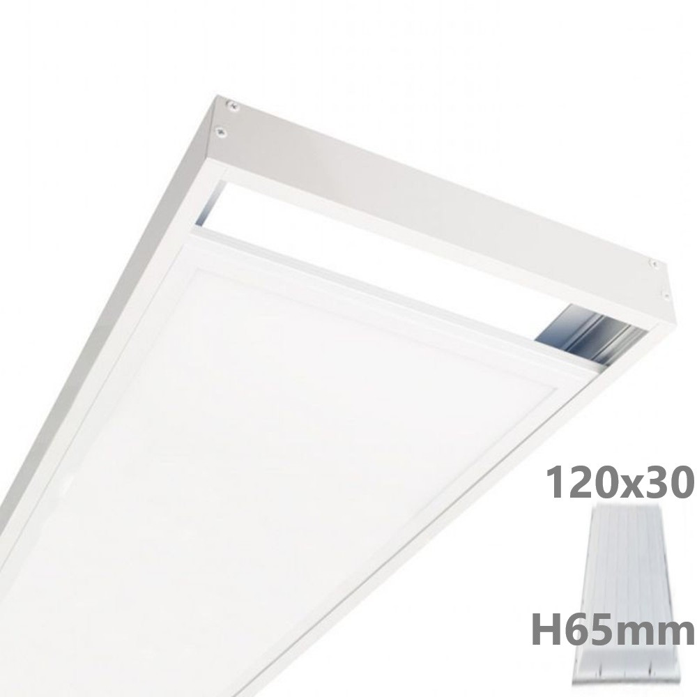 Surface Mount Kit for LED Panel 120x30 - H65mm