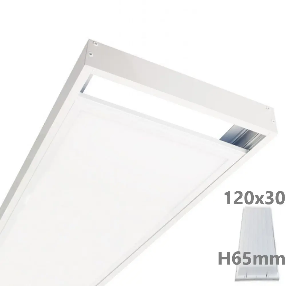 Surface Mount Kit for LED Panel 120x30 - H65mm