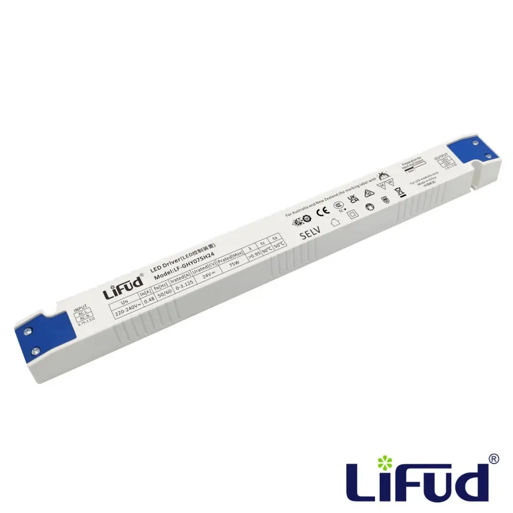 Fuente Alimentación Slim Profesional No Flick LIFUD | 24V 75W| IP20