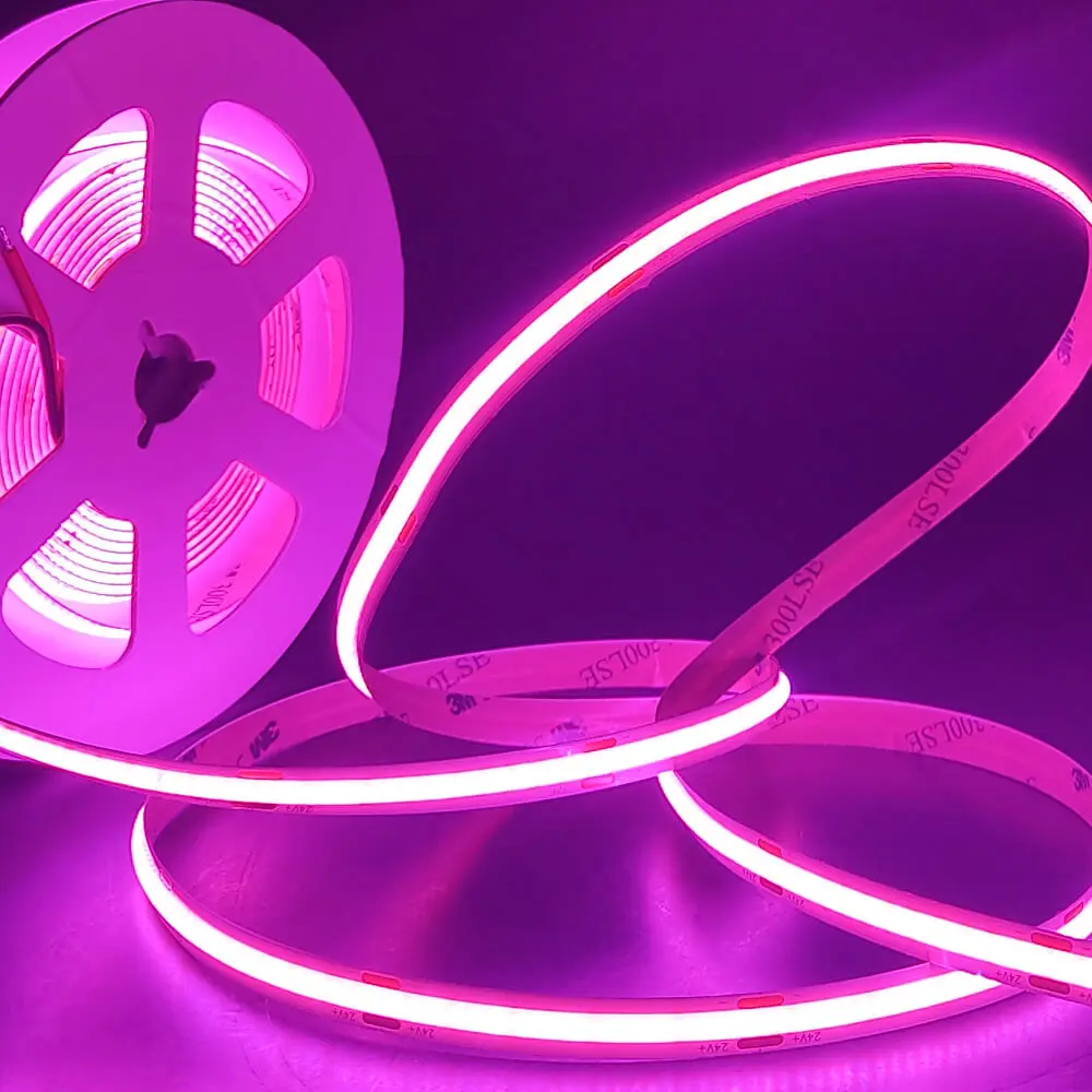 COB LED Strip 24V | 480 LED/M | 5M | Special for Butcher Shops | 1200Lm/M | 10W/M | CRI+92 | IP20 | Cut every 5cm