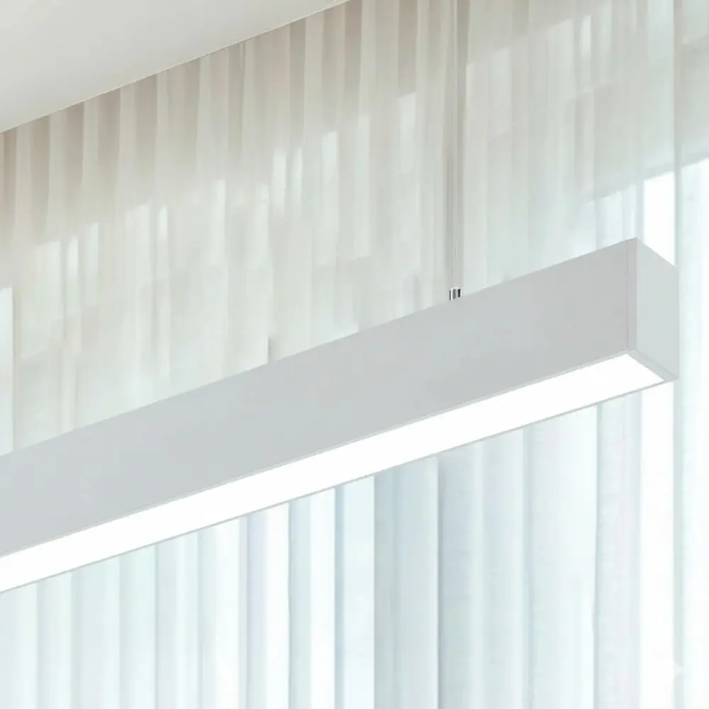 Linear LED Pendant & Surface Lamp 50W | POLARIS WHITE | Linear Interconnection | 3CCT | 150cm