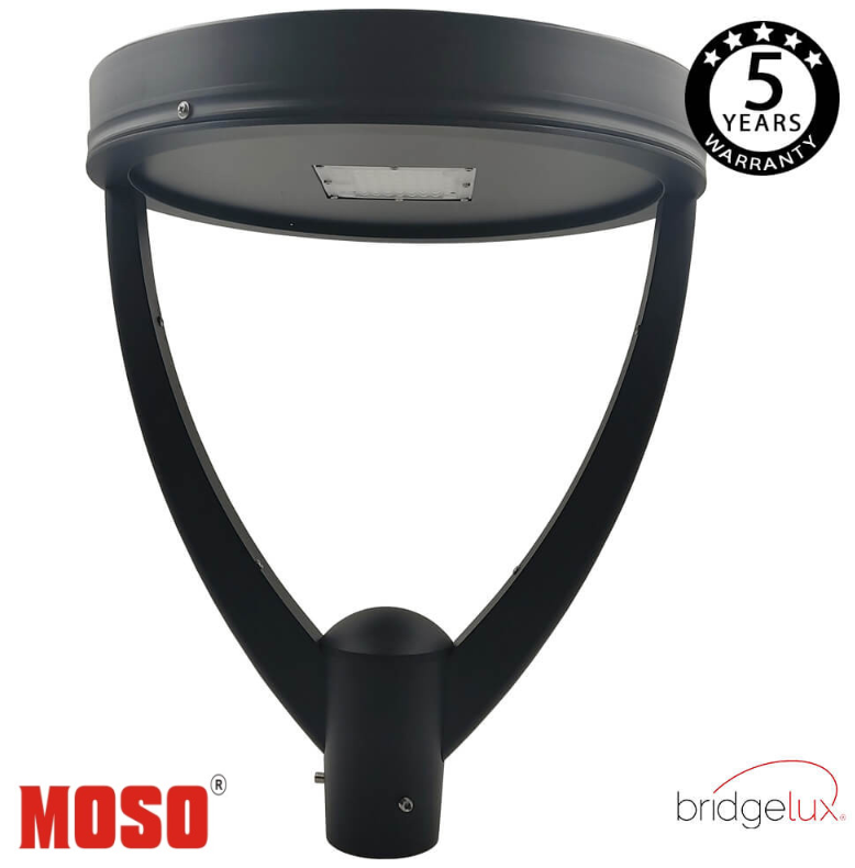Lampadaire LED 60W New Conic 180Lm/W | Driver GXtronic Non gradable ou Moso gradable 1-10V et programmable