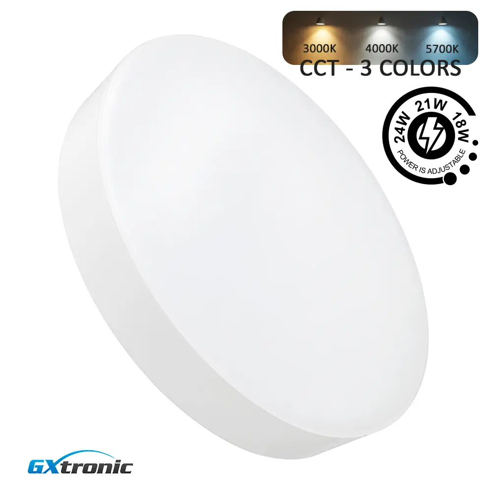 Surface Mount LED Ceiling Light | BORDERLESS | 18W - 21W - 24W | 3CCT