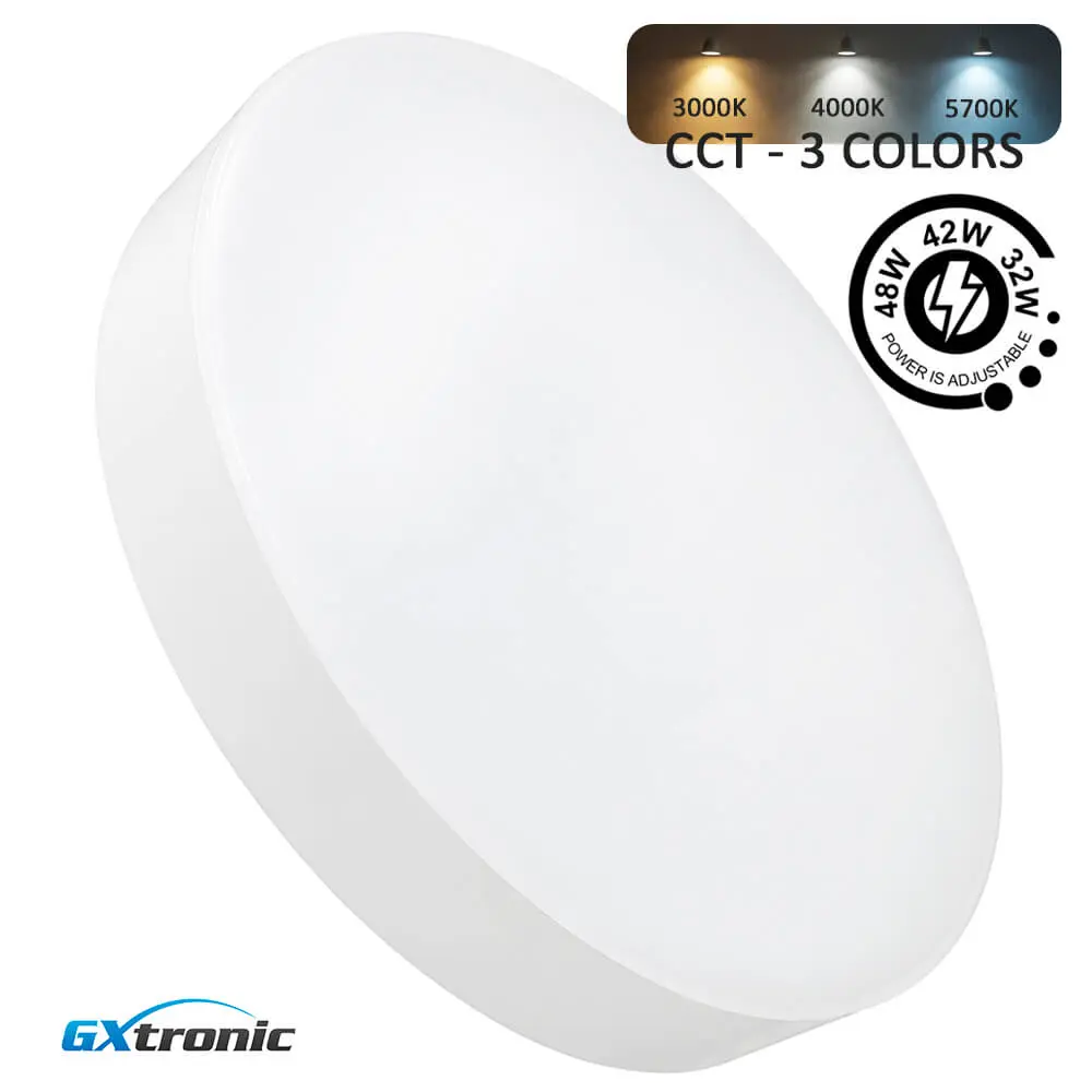 Surface Mount LED Ceiling Light | BORDERLESS | 32W - 42W - 48W | 3CCT