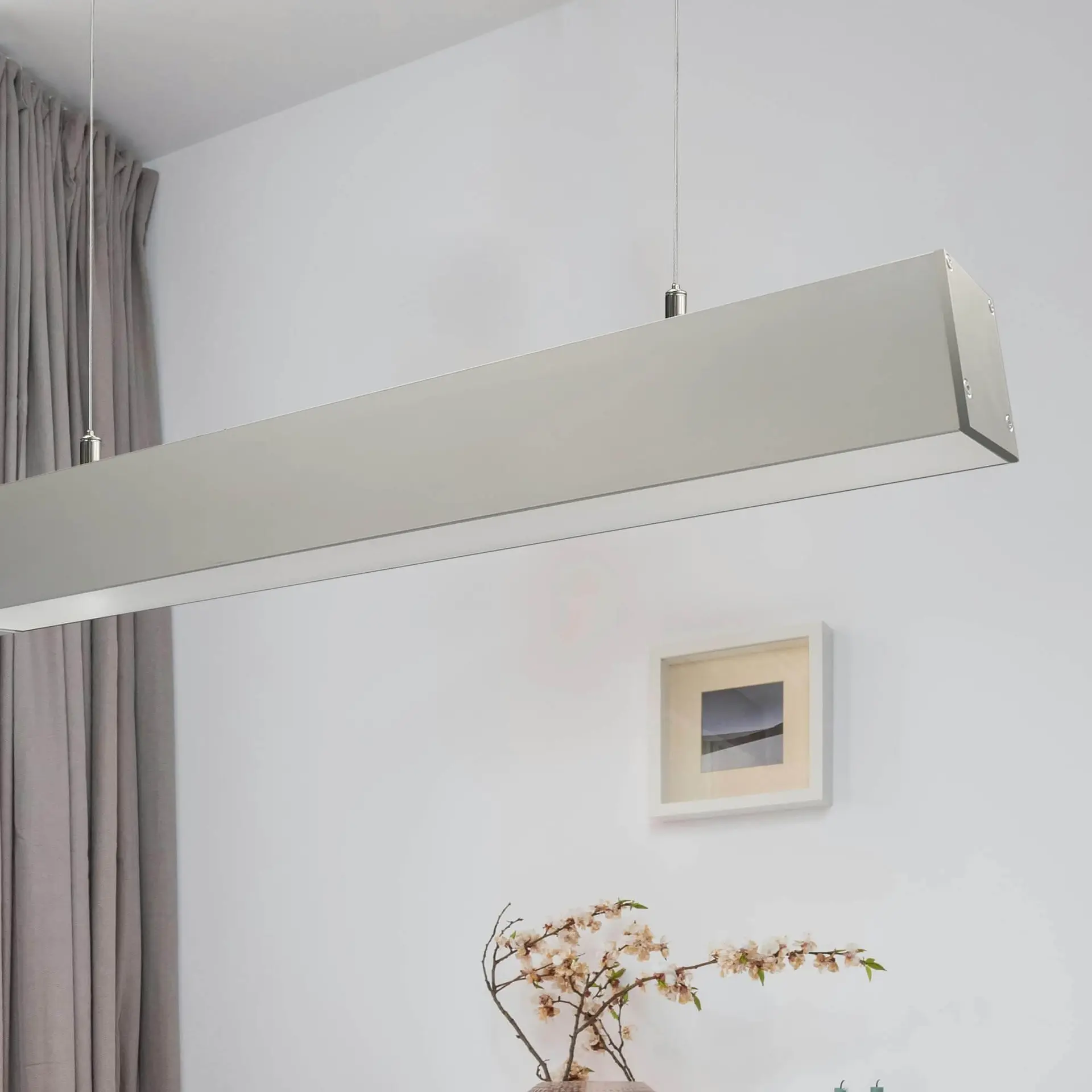 Linear LED Pendant Lamp | NEXUS LINE | Osram Driver ON/OFF - DALI - 0-10V - TRIAC | Anodized