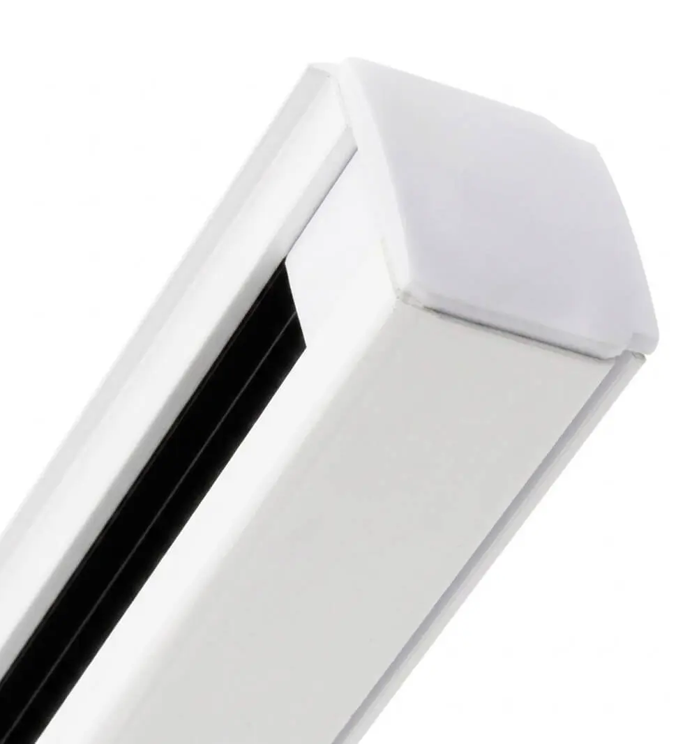 Three-Phase Aluminum Track for LED Spotlights | 2 Meters White