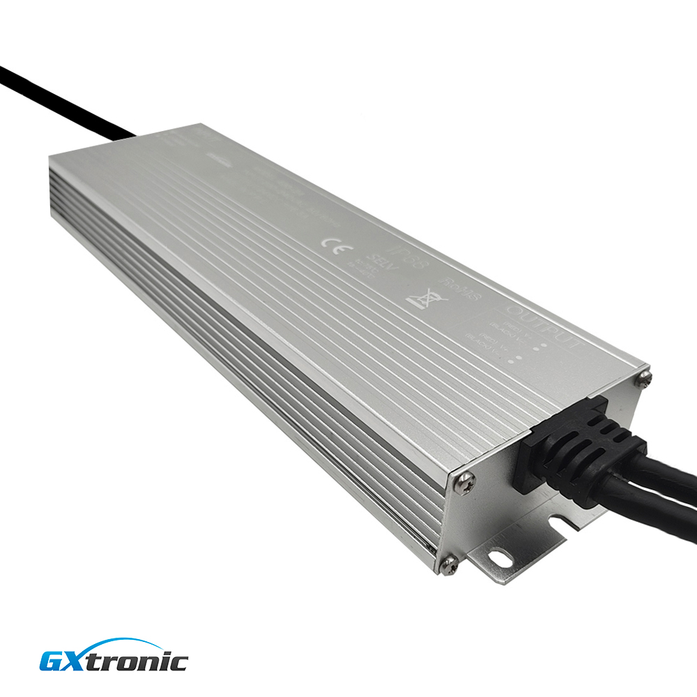 Waterproof Power Supply 24V 200W IP68 | GXtronic | 2 Outputs