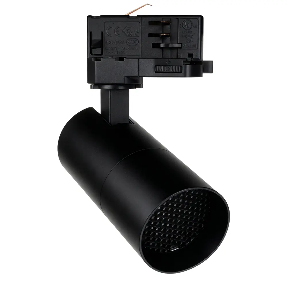 Track Spotlight for GU10 Lamp | GANDÍA 3-Phase Black | UGR13 