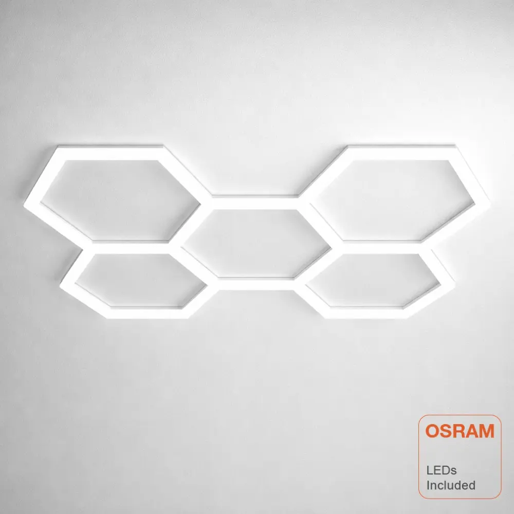Hexagonal Honeycomb LED Panel Lamp | ARTISTIC SMD2835 OSRAM CHIP | L120CM